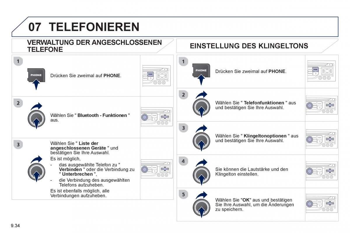 Peugeot 807 Handbuch / page 174