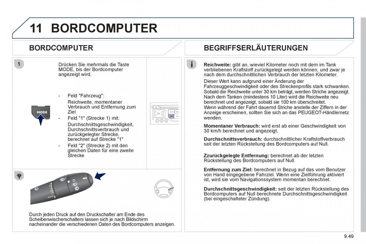 Peugeot 807 Handbuch / page 189