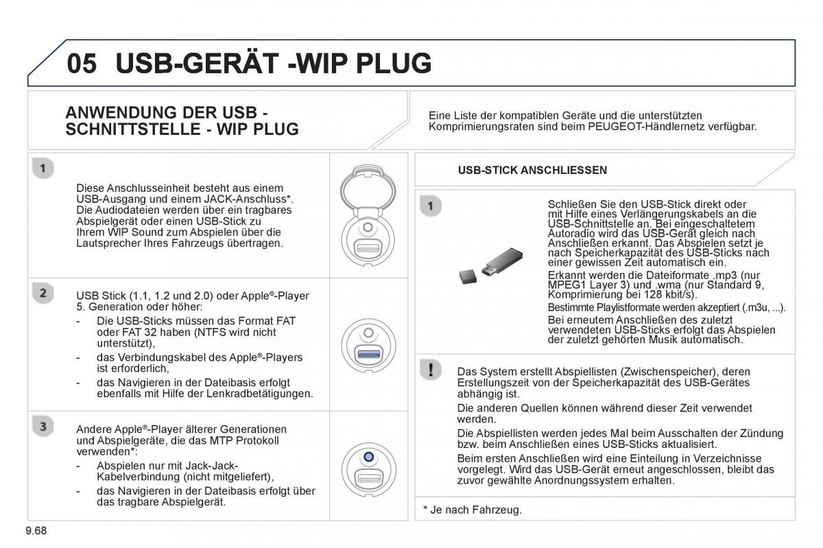 Peugeot 807 Handbuch / page 208