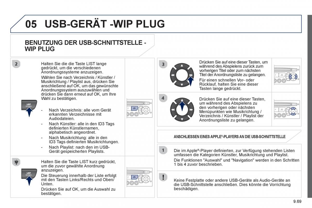 Peugeot 807 Handbuch / page 209