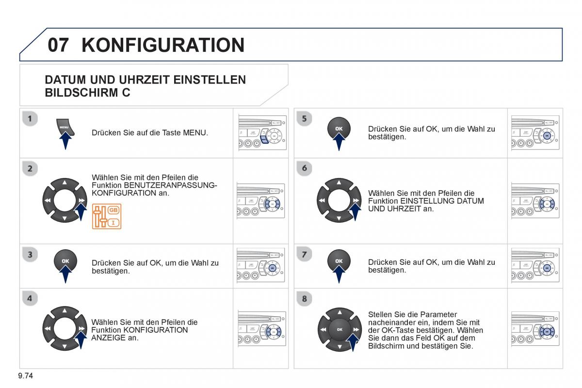 Peugeot 807 Handbuch / page 214