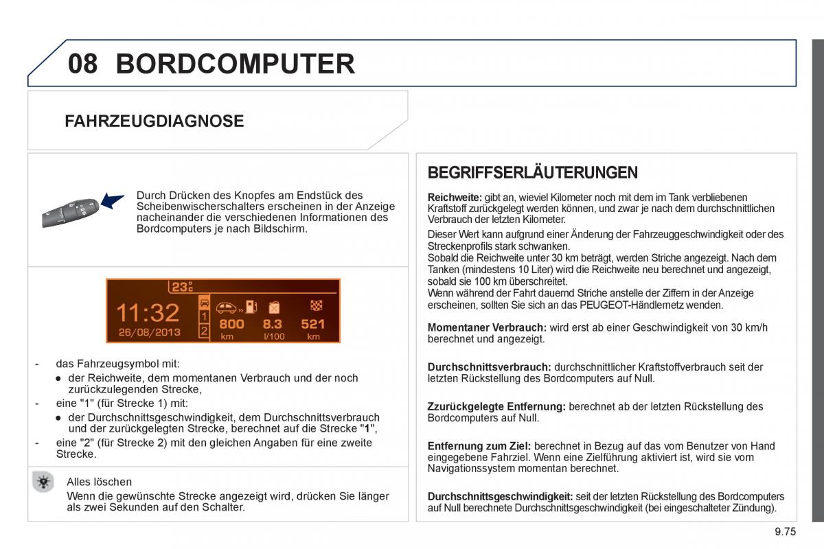 Peugeot 807 Handbuch / page 215