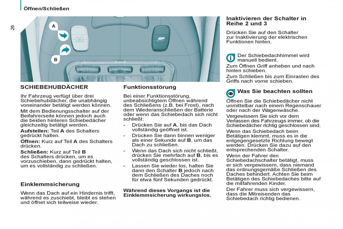 Peugeot 807 Handbuch / page 28