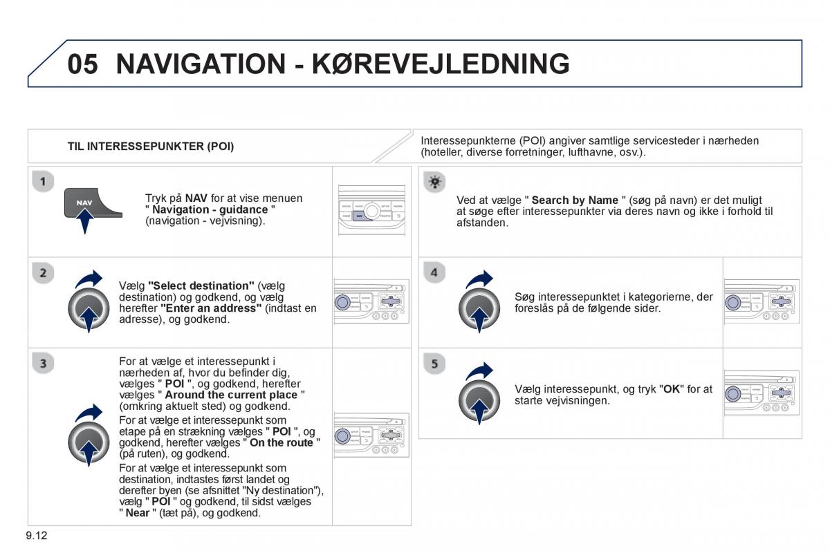 Peugeot 807 Bilens instruktionsbog / page 152