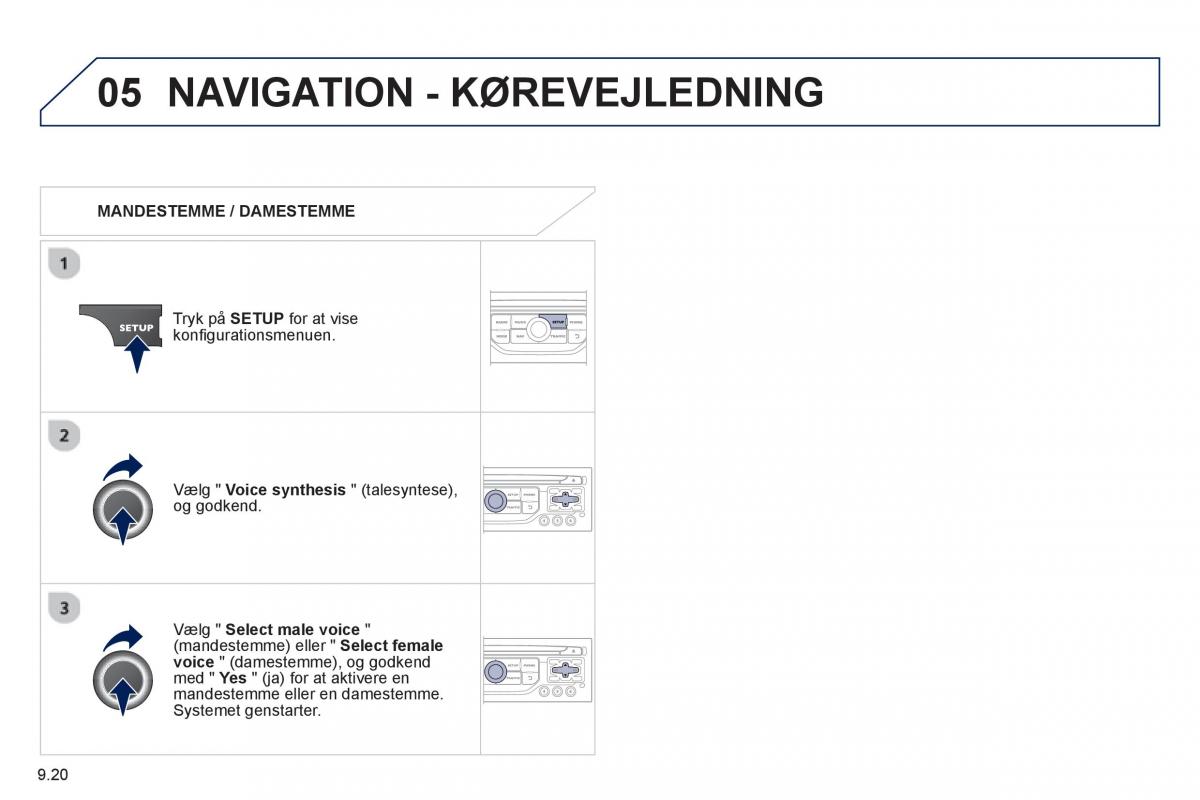 Peugeot 807 Bilens instruktionsbog / page 160