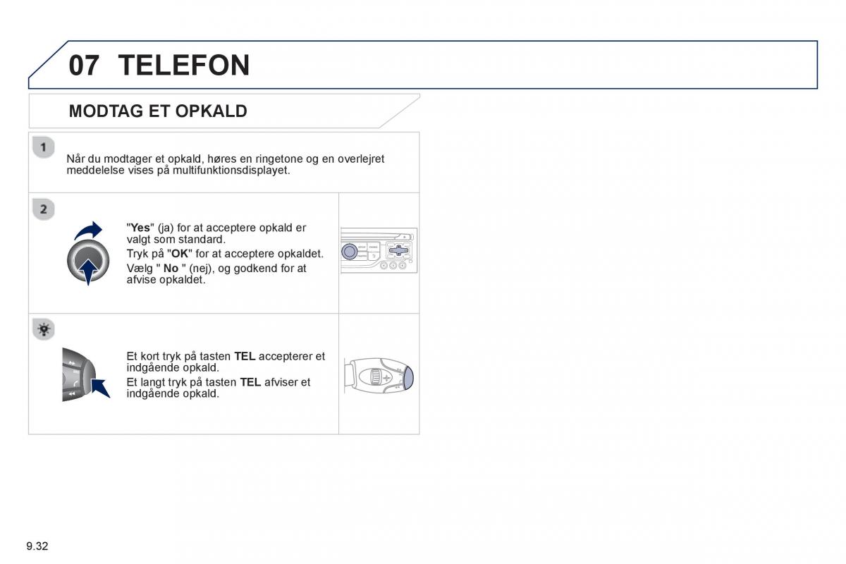 Peugeot 807 Bilens instruktionsbog / page 172