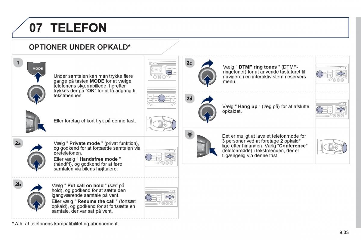 Peugeot 807 Bilens instruktionsbog / page 173