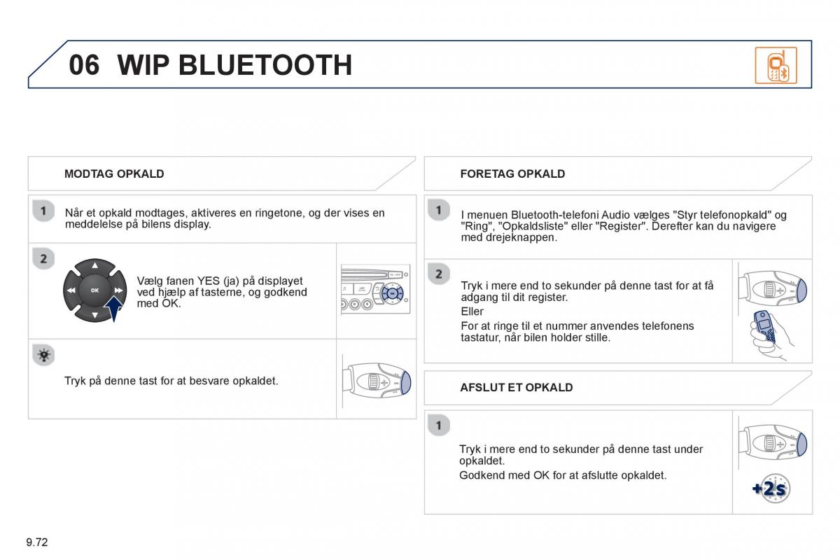 Peugeot 807 Bilens instruktionsbog / page 212