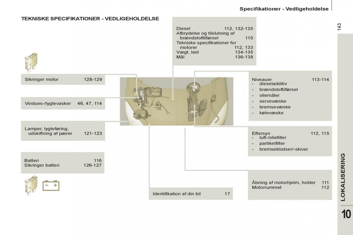 Peugeot 807 Bilens instruktionsbog / page 227