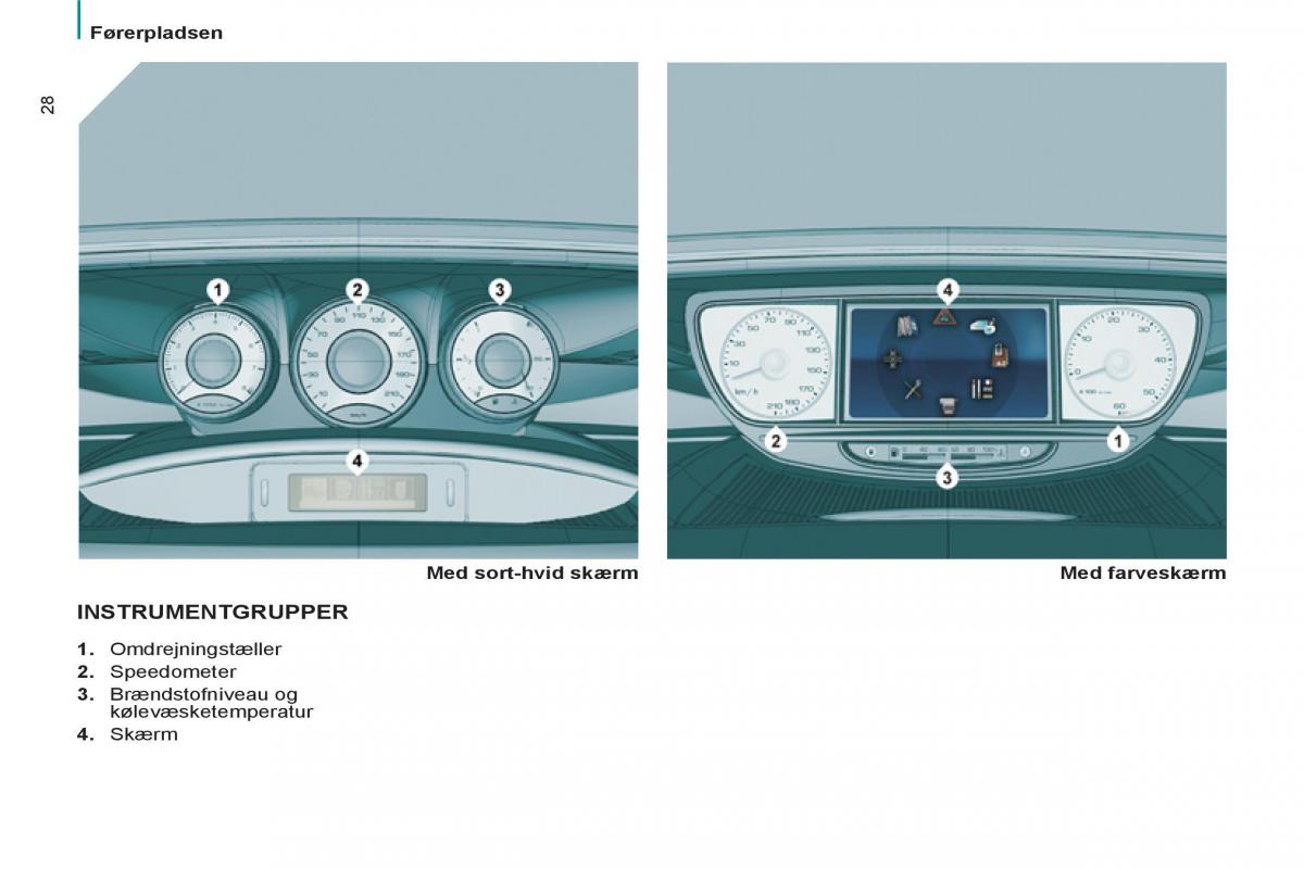 Peugeot 807 Bilens instruktionsbog / page 30