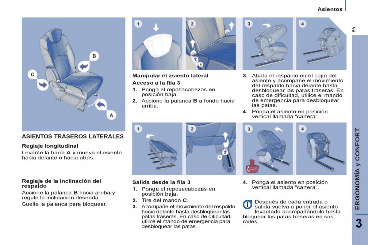 Peugeot 807 manual del propietario / page 67