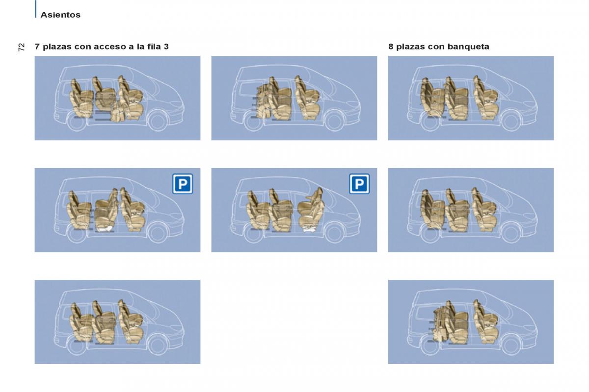 Peugeot 807 manual del propietario / page 74