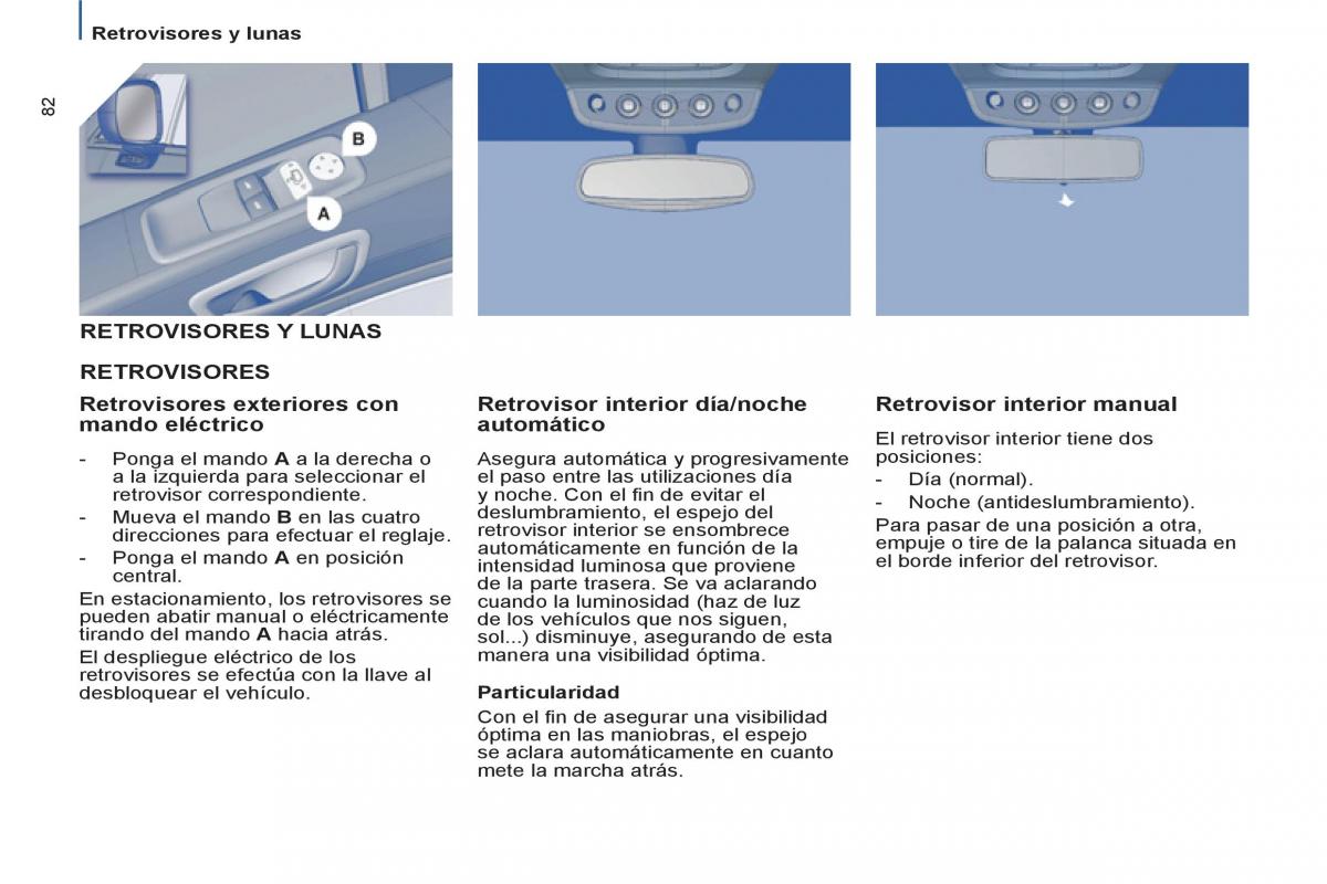 Peugeot 807 manual del propietario / page 84