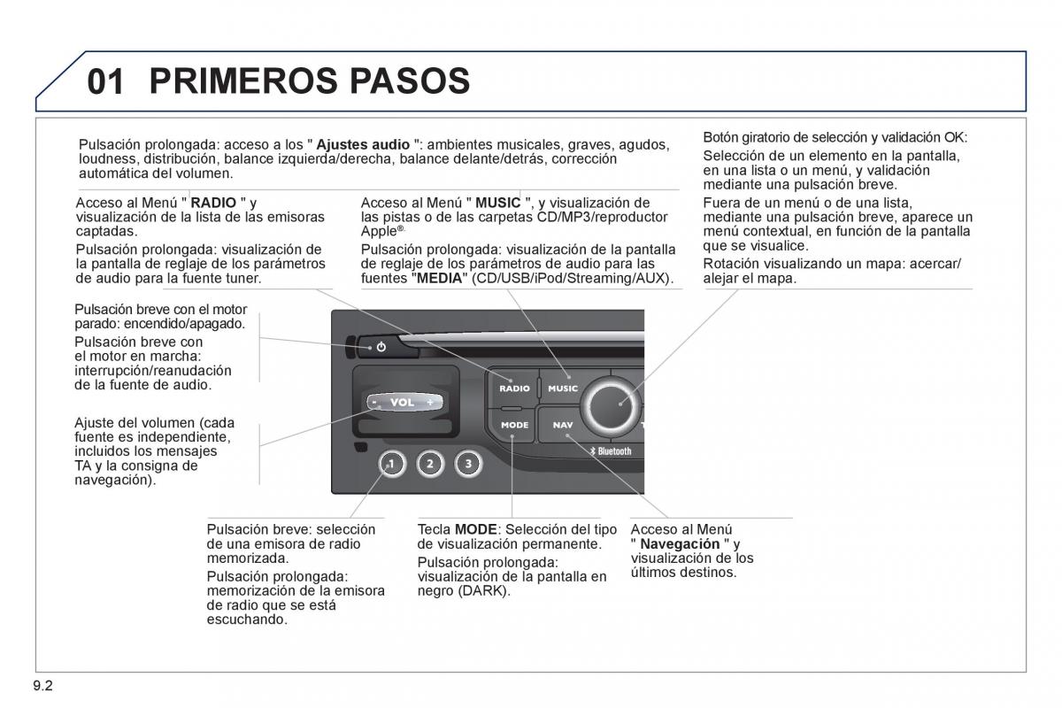 Peugeot 807 manual del propietario / page 142