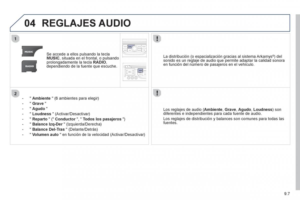 Peugeot 807 manual del propietario / page 147