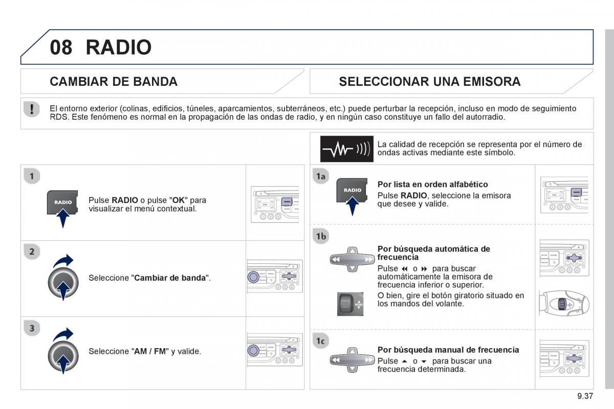 Peugeot 807 manual del propietario / page 177