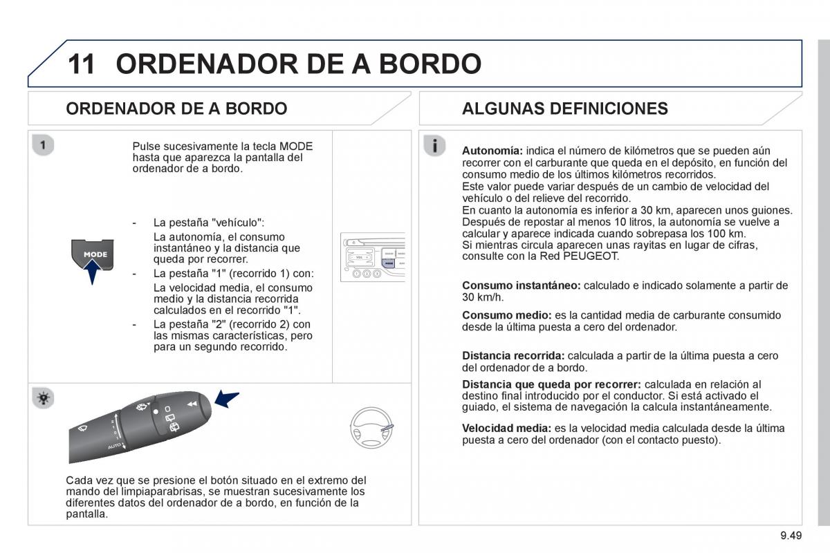 Peugeot 807 manual del propietario / page 189