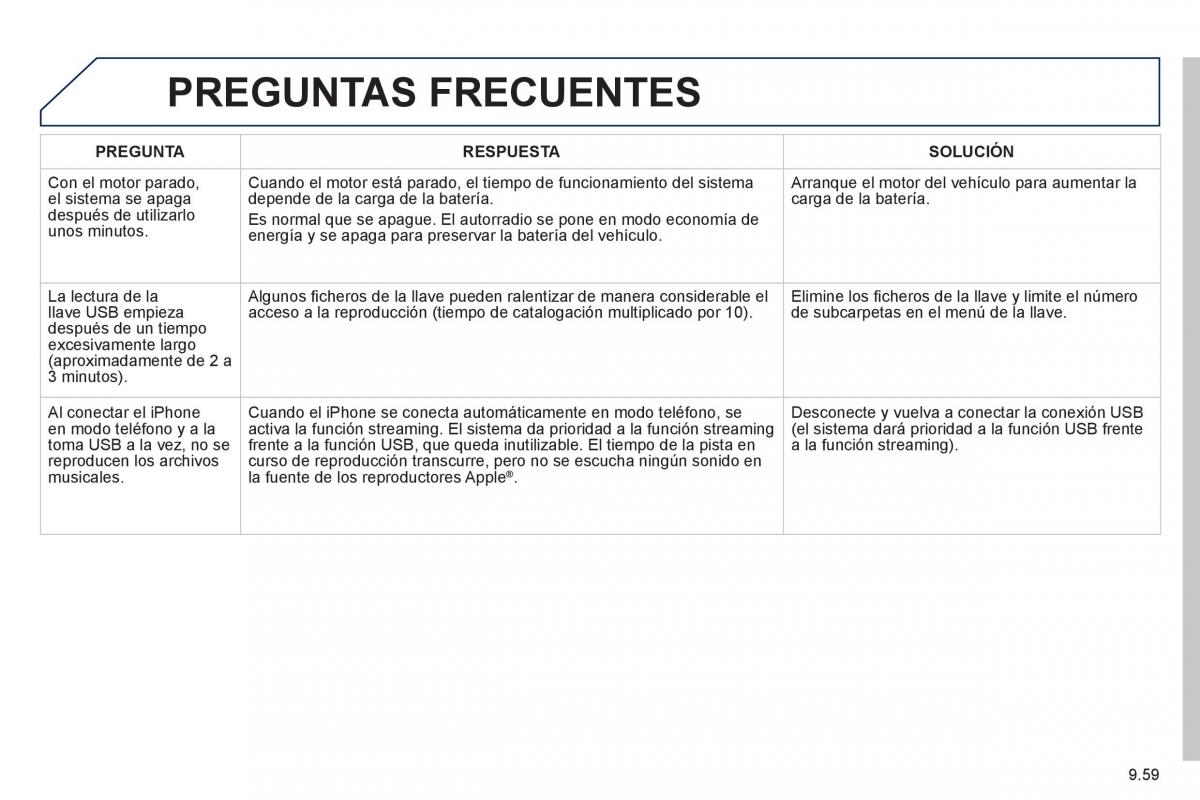 Peugeot 807 manual del propietario / page 199