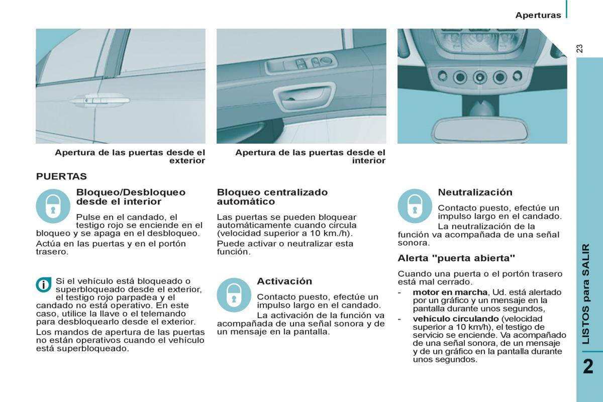 Peugeot 807 manual del propietario / page 25