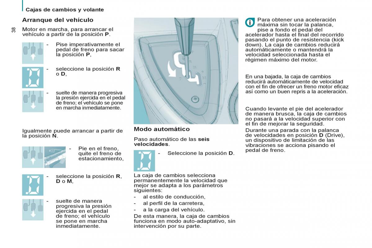 Peugeot 807 manual del propietario / page 40