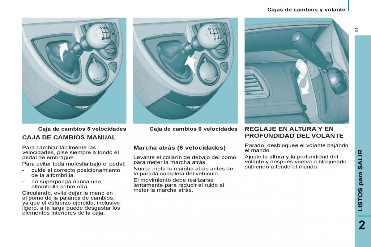 Peugeot 807 manual del propietario / page 43