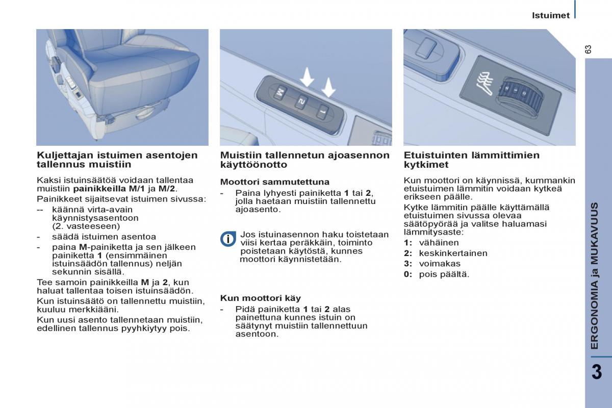 Peugeot 807 omistajan kasikirja / page 65