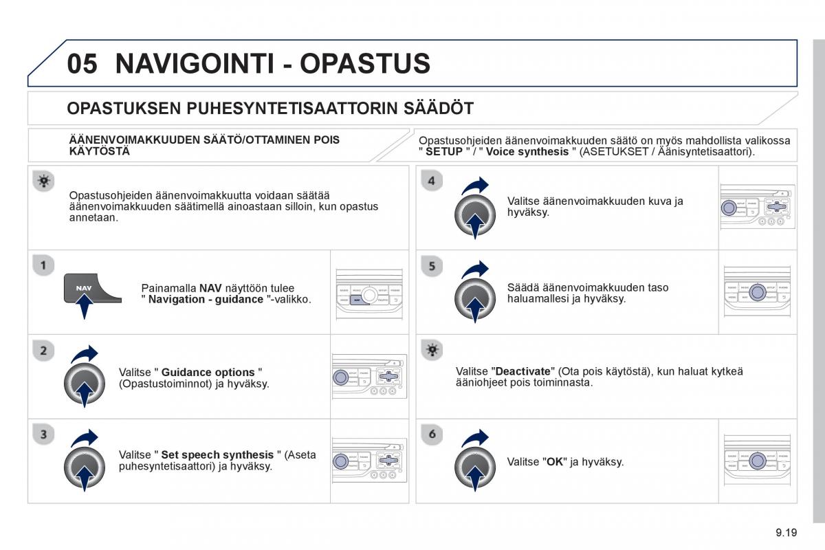 Peugeot 807 omistajan kasikirja / page 159