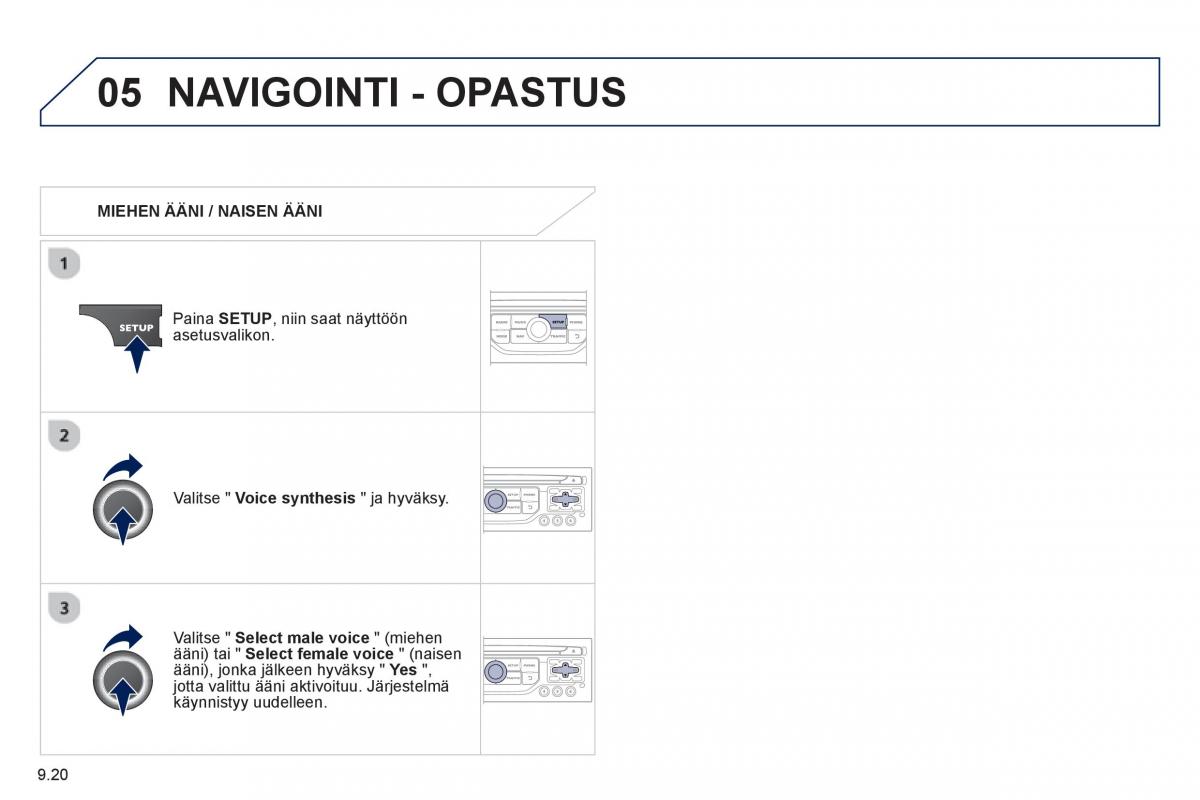 Peugeot 807 omistajan kasikirja / page 160