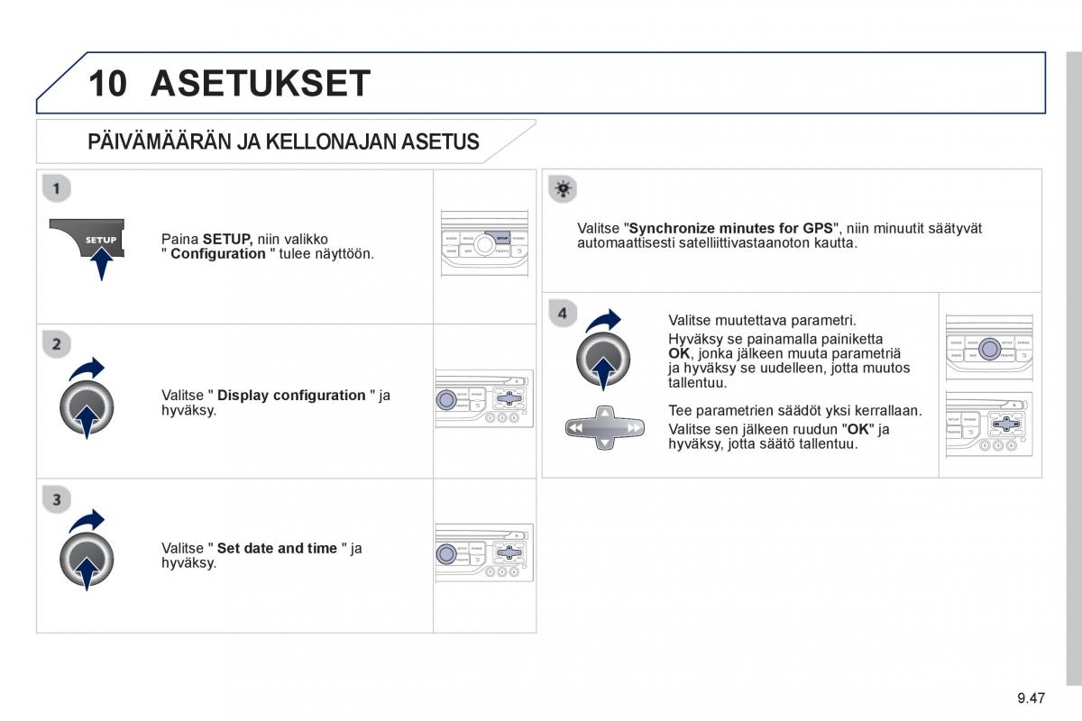 Peugeot 807 omistajan kasikirja / page 187