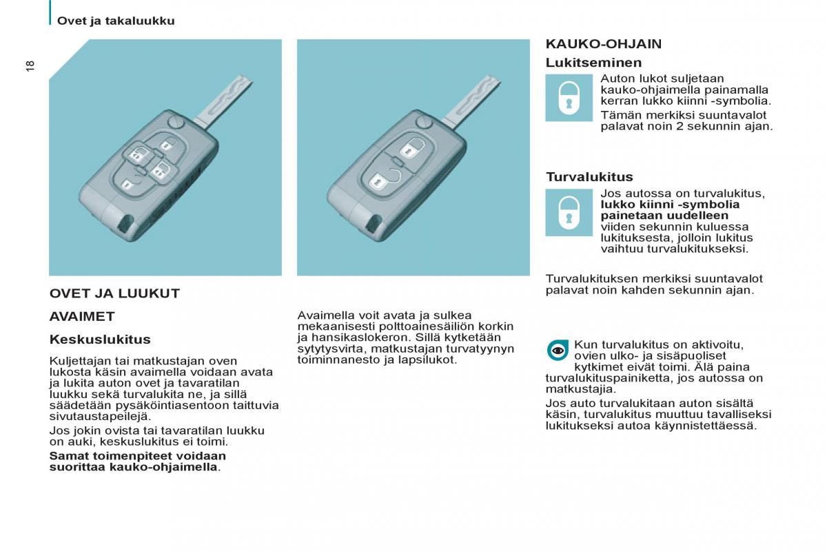 Peugeot 807 omistajan kasikirja / page 20