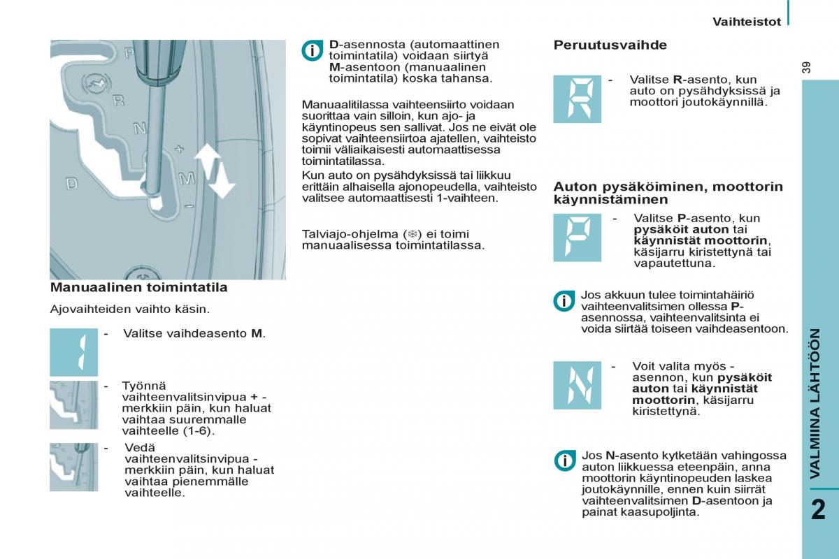 Peugeot 807 omistajan kasikirja / page 41