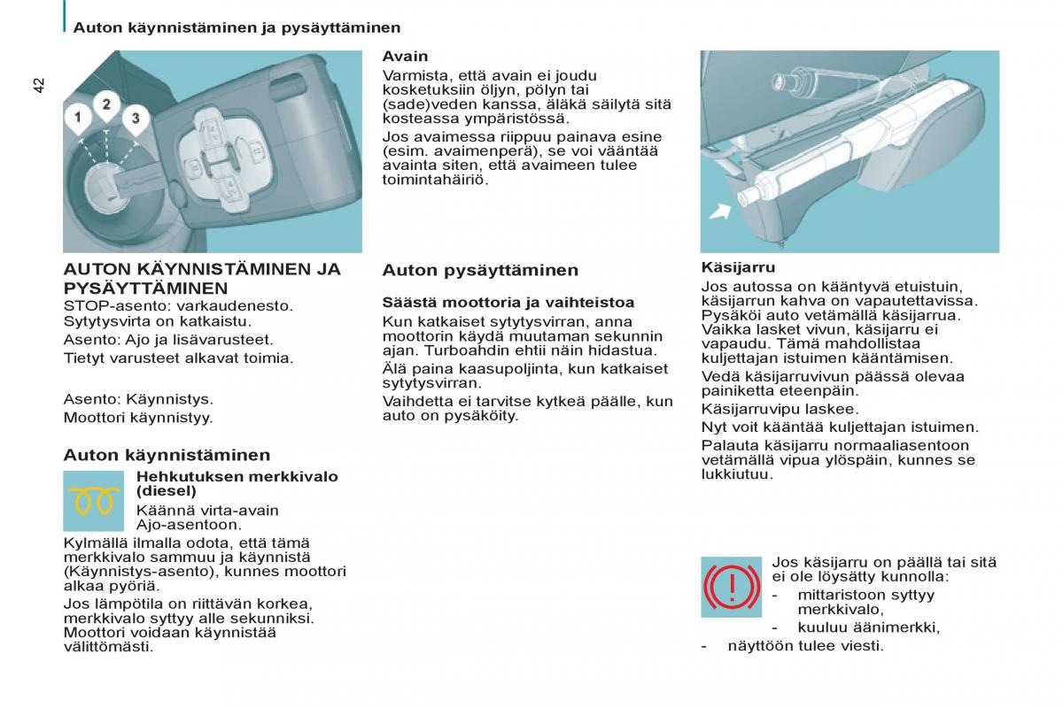 Peugeot 807 omistajan kasikirja / page 44