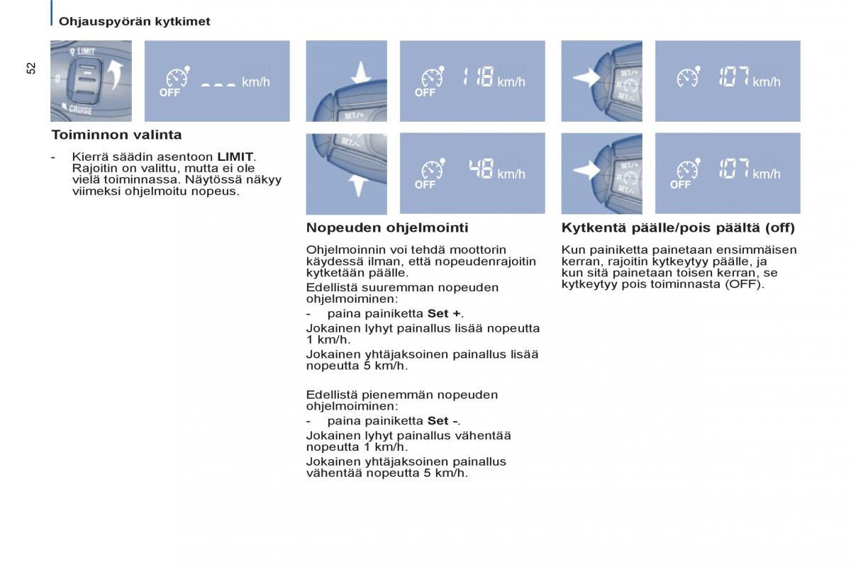 Peugeot 807 omistajan kasikirja / page 54