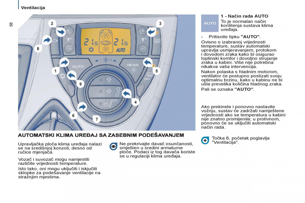 Peugeot 807 vlasnicko uputstvo / page 58