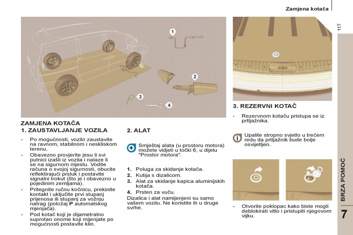 Peugeot 807 vlasnicko uputstvo / page 119