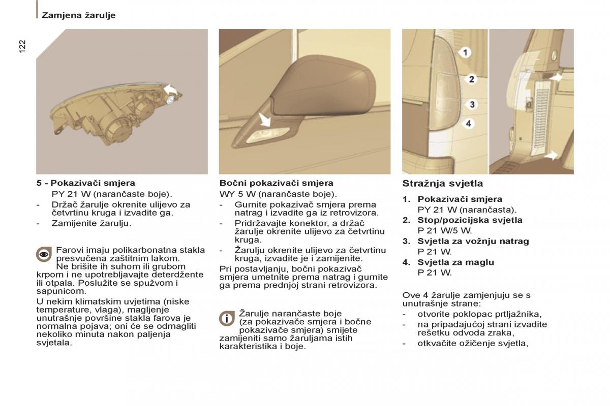 Peugeot 807 vlasnicko uputstvo / page 124