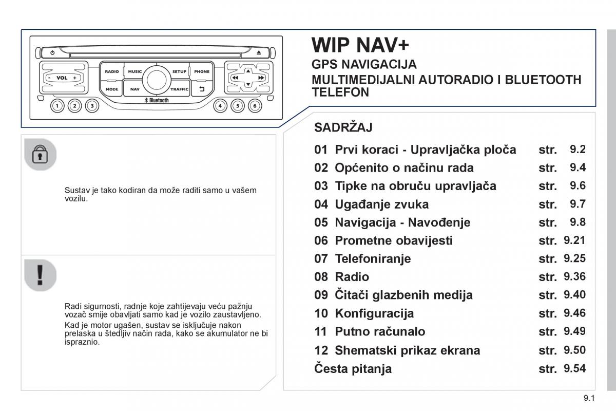 Peugeot 807 vlasnicko uputstvo / page 141