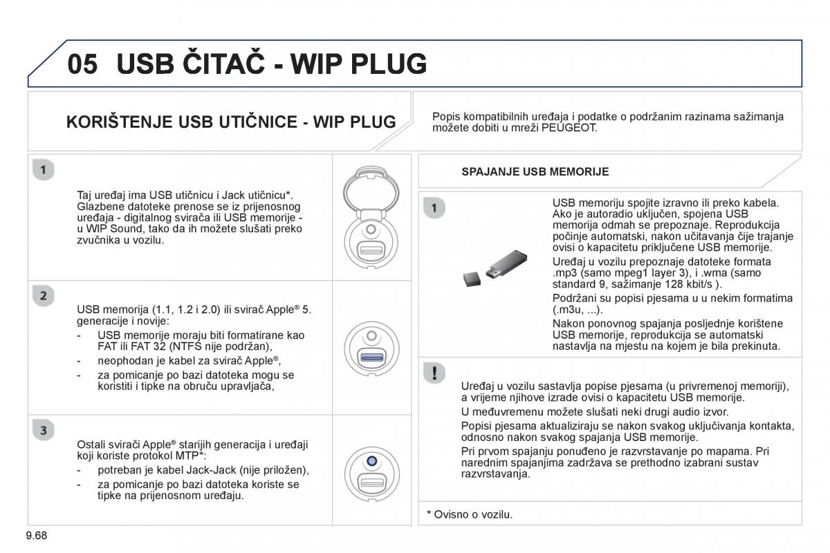 Peugeot 807 vlasnicko uputstvo / page 208