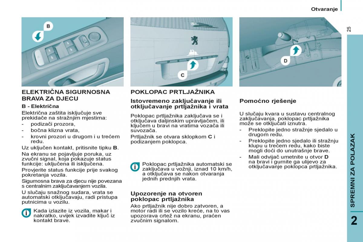 Peugeot 807 vlasnicko uputstvo / page 27