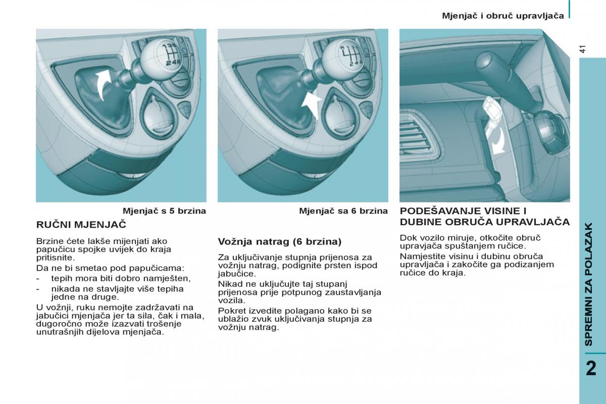 Peugeot 807 vlasnicko uputstvo / page 43