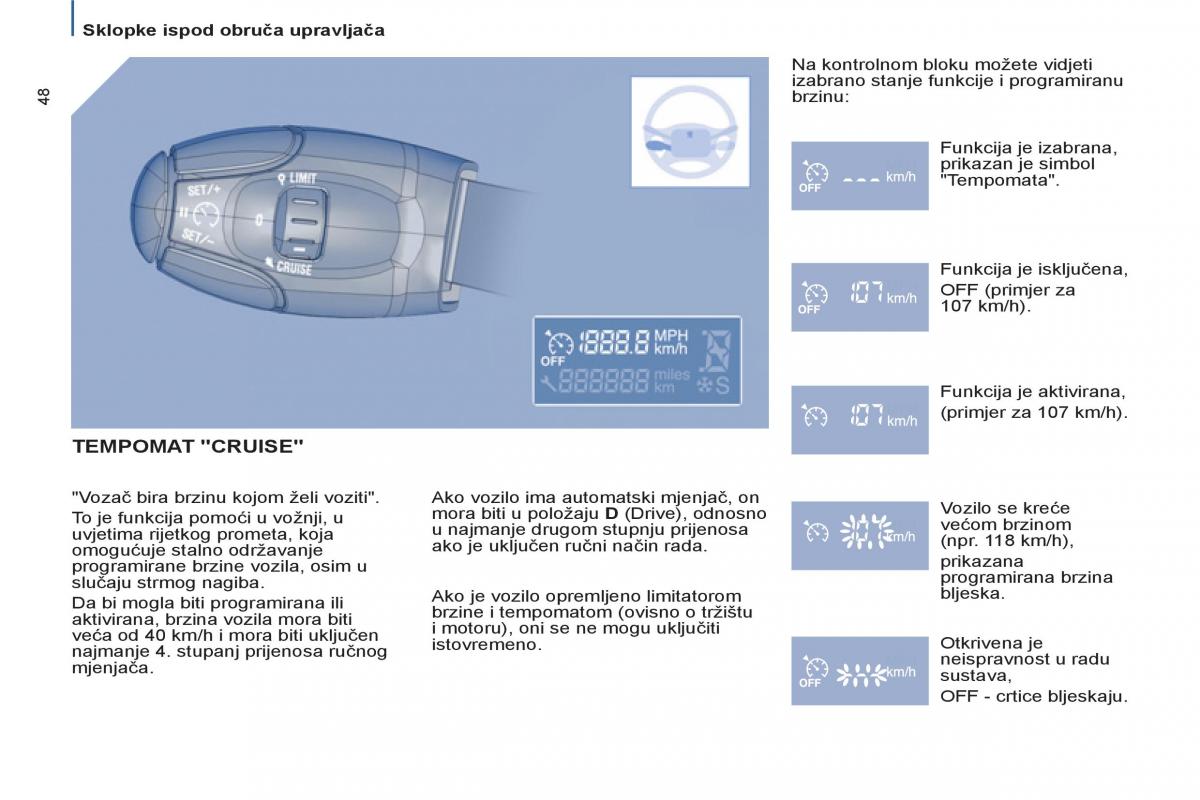 Peugeot 807 vlasnicko uputstvo / page 50