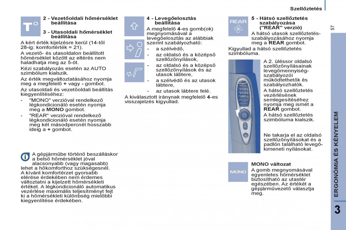 Peugeot 807 Kezelesi utmutato / page 59