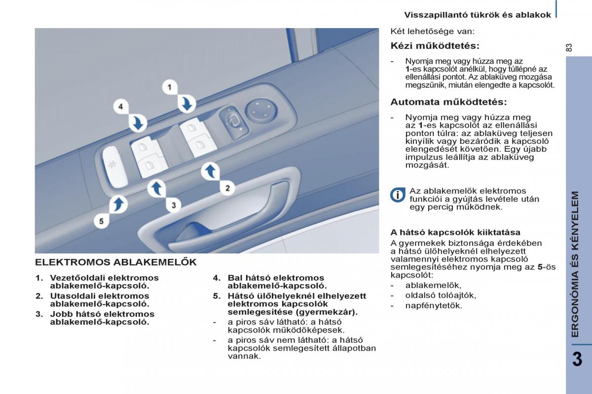 Peugeot 807 Kezelesi utmutato / page 85