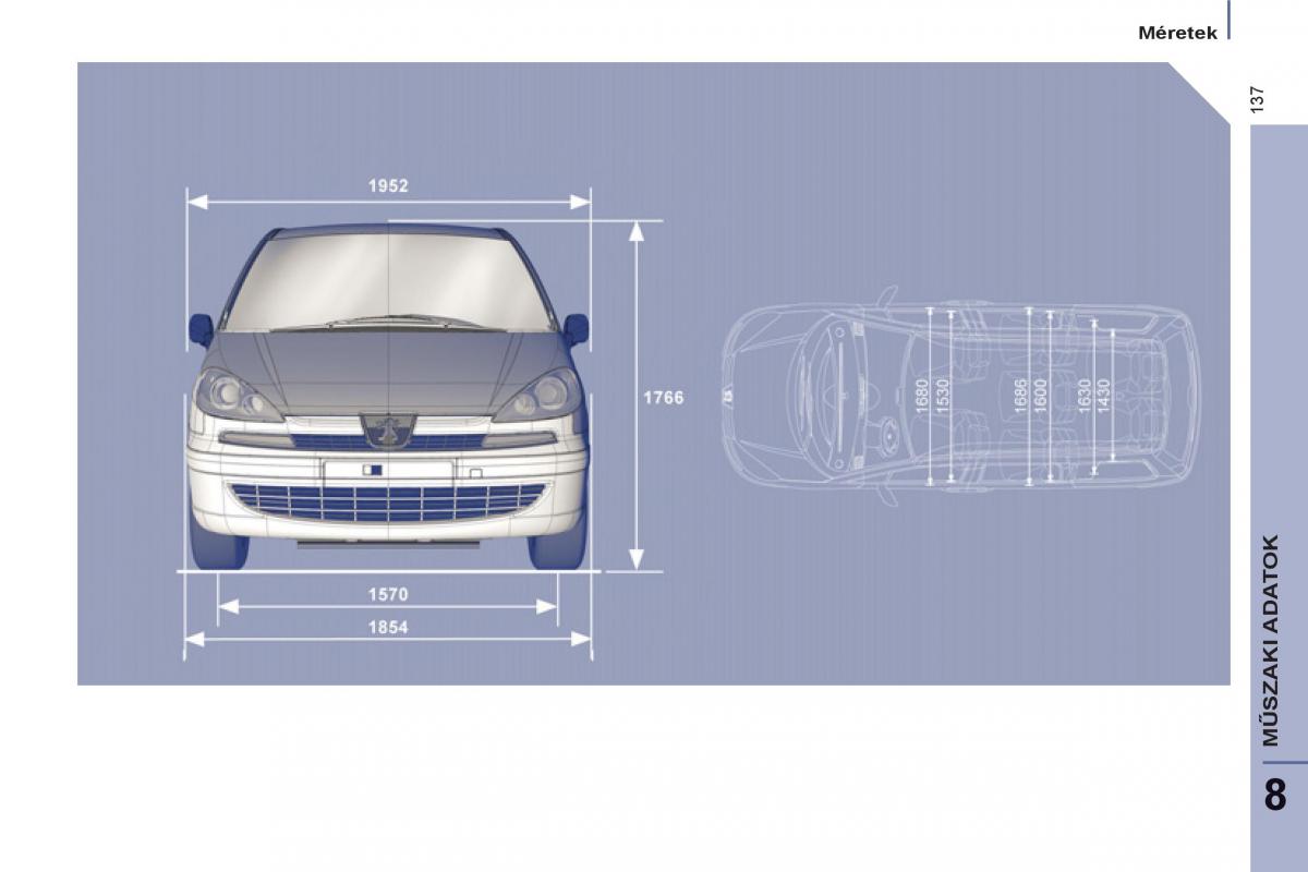 Peugeot 807 Kezelesi utmutato / page 139