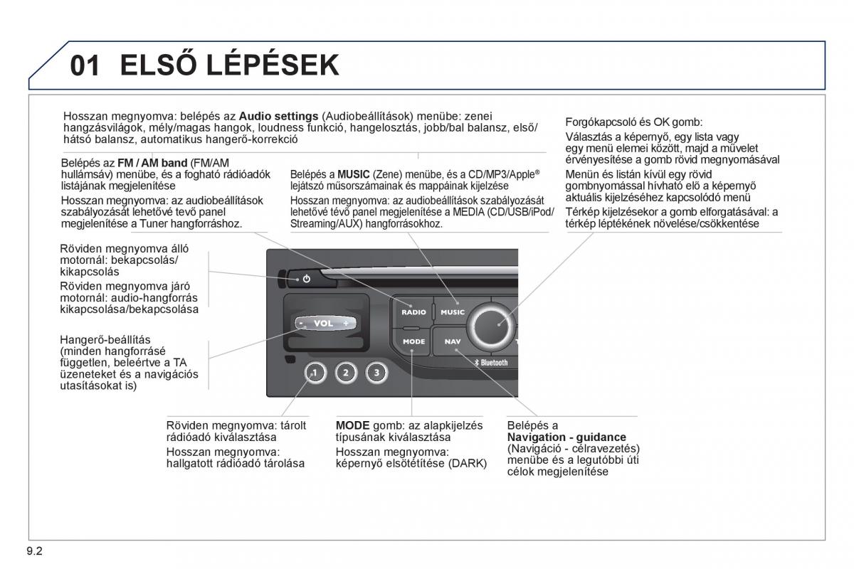 Peugeot 807 Kezelesi utmutato / page 142