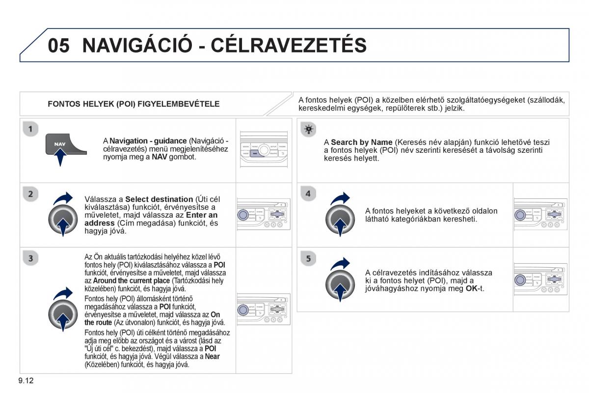 Peugeot 807 Kezelesi utmutato / page 152