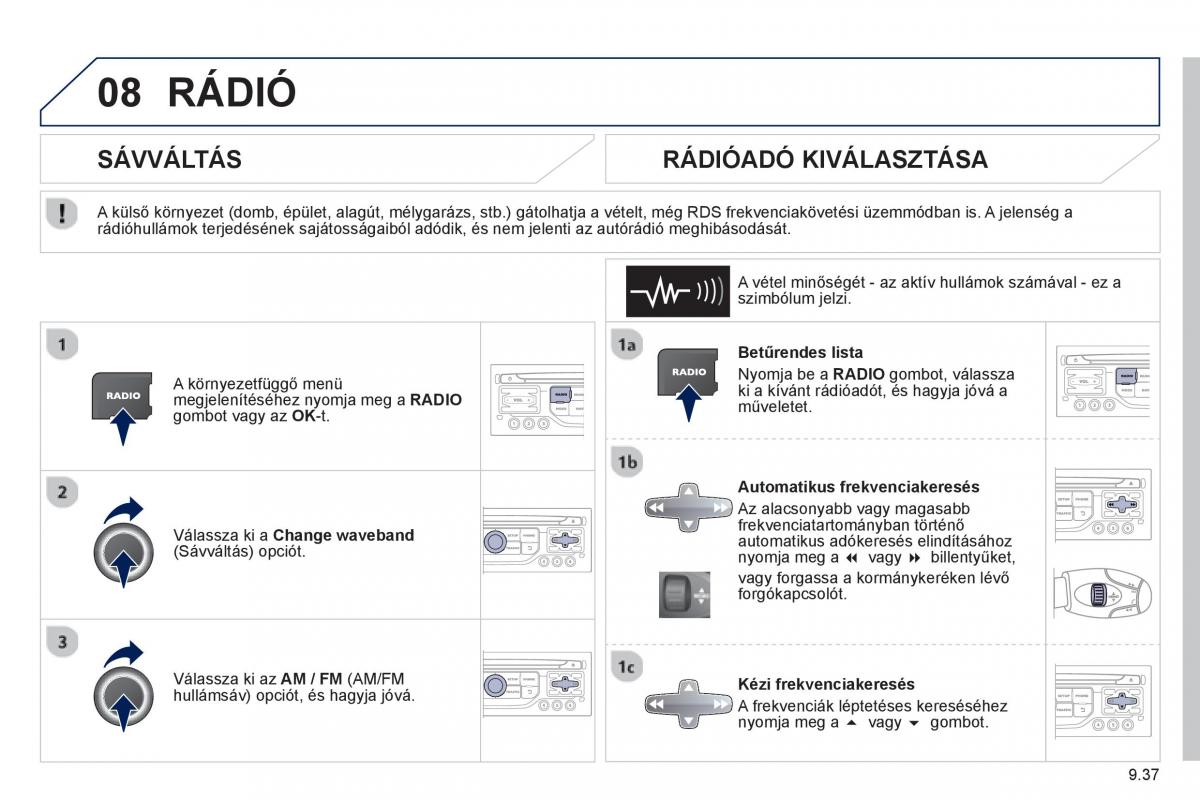 Peugeot 807 Kezelesi utmutato / page 177