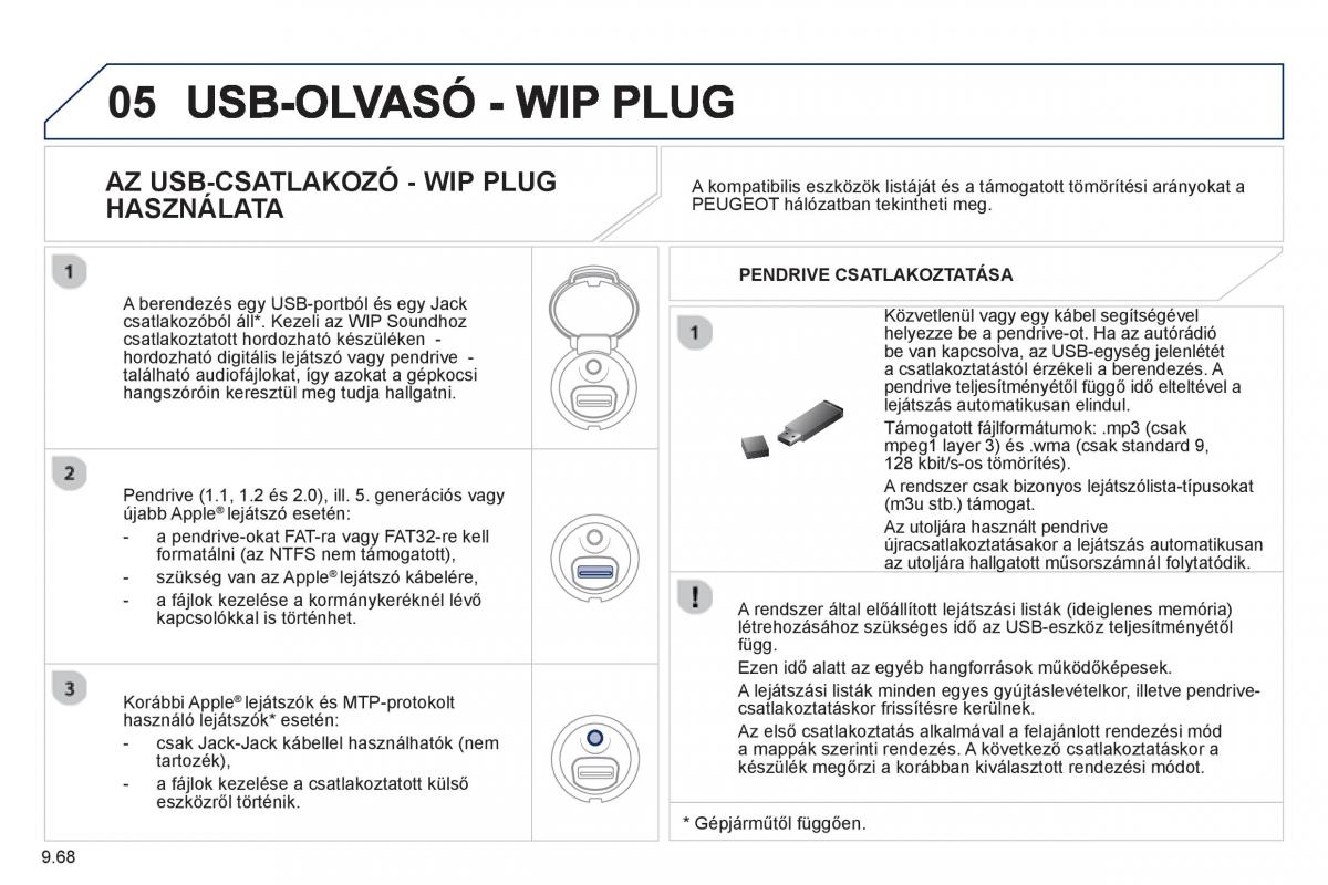 Peugeot 807 Kezelesi utmutato / page 208