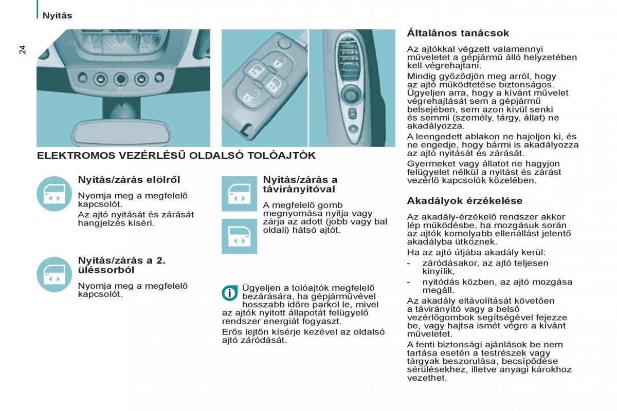 Peugeot 807 Kezelesi utmutato / page 26