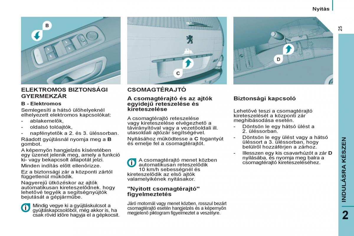 Peugeot 807 Kezelesi utmutato / page 27